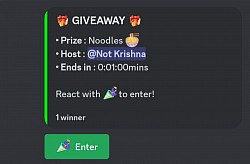 giveaway command