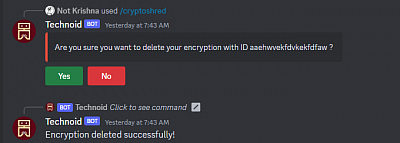 cryptoshred command
